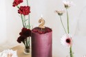 Bougie d'anniversaire Chiffre 2, 4.5 cm, or