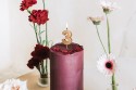 Bougie d'anniversaire Chiffre 3, 4.5 cm, or