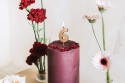 Bougie d'anniversaire Chiffre 6, 4.5 cm, or