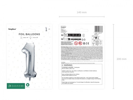 Ballon en aluminium Chiffre...