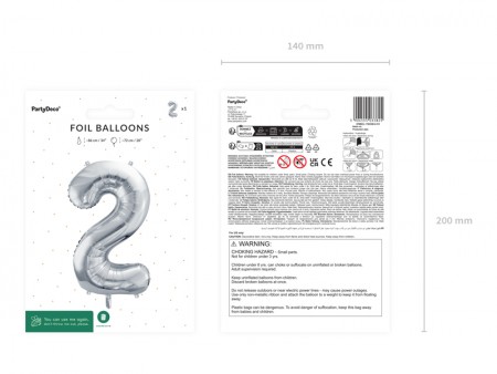 Ballon en aluminium Chiffre...