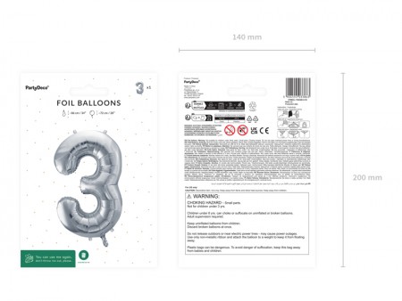 Ballon en aluminium Chiffre...