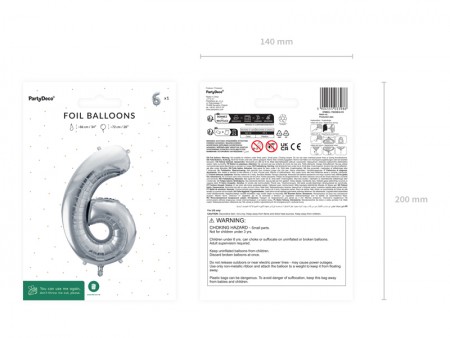 Ballon en aluminium Chiffre...