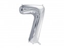 Ballon en aluminium Chiffre ''7'', 72cm, argent
