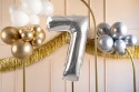 Ballon en aluminium Chiffre ''7'', 72cm, argent