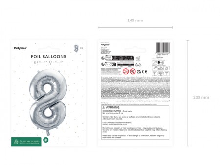 Ballon en aluminium Chiffre...