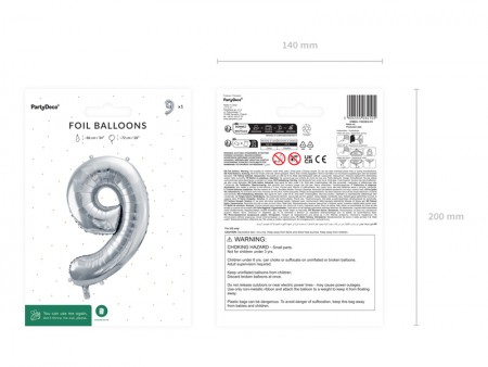 Ballon en aluminium Chiffre...