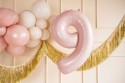 Ballon en aluminium Chiffre ''9'', 72cm, rose clair