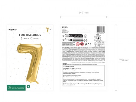 Ballon en aluminium Chiffre...