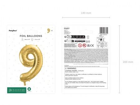 Ballon en aluminium Chiffre...