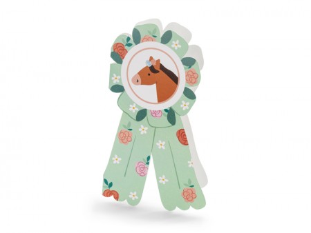 Carte d'invitation Chevaux...