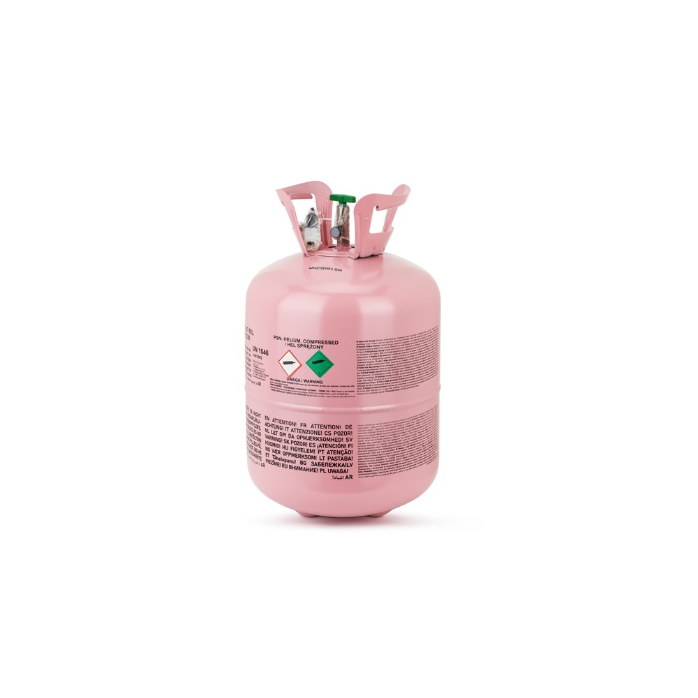 Bouteille d'hélium, rose, max 50 ballons