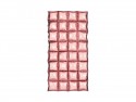 Rideau ballon en feuille, rose or, 72x143 cm