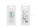 Bougie d'anniversaire Chiffre 0, bleu clair, 5.5 cm