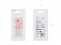 Bougie d'anniversaire Chiffre 2, rose clair, 5.5 cm