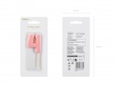 Bougie d'anniversaire Chiffre 4, rose clair, 5.5 cm
