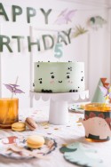Bougie d'anniversaire Chiffre 5, bleu clair, 5.5 cm
