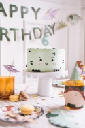 Bougie d'anniversaire Chiffre 6, bleu clair, 5.5 cm