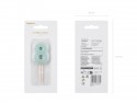 Bougie d'anniversaire Chiffre 8, bleu clair, 5.5 cm