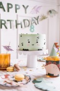 Bougie d'anniversaire Chiffre 8, bleu clair, 5.5 cm