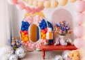 Cadre Numéro '0' pour Ballons Latex, 126cm, Argenté Brillant
