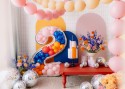 Cadre Numéro '2' pour Ballons Latex, 126cm, Argenté Brillant