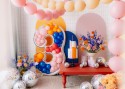 Cadre Numéro '3' pour Ballons Latex, 126cm, Argenté Brillant