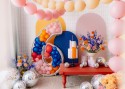 Cadre Numéro '6' pour Ballons Latex, 126cm, Argenté Brillant