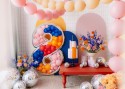 Cadre Numéro '8' pour Ballons Latex, 126cm, Argenté Brillant