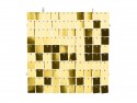 Panneau de fond à paillettes, forme carrée, or, 30x30 cm