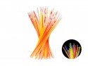 Bâtons lumineux fluorescents, mélange de couleurs, 20 cm, avec connecteurs