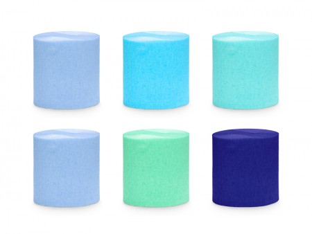 Papier crépon 5cm/10m, set...