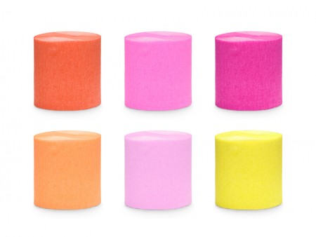 Papier crépon 5cm/10m, set...