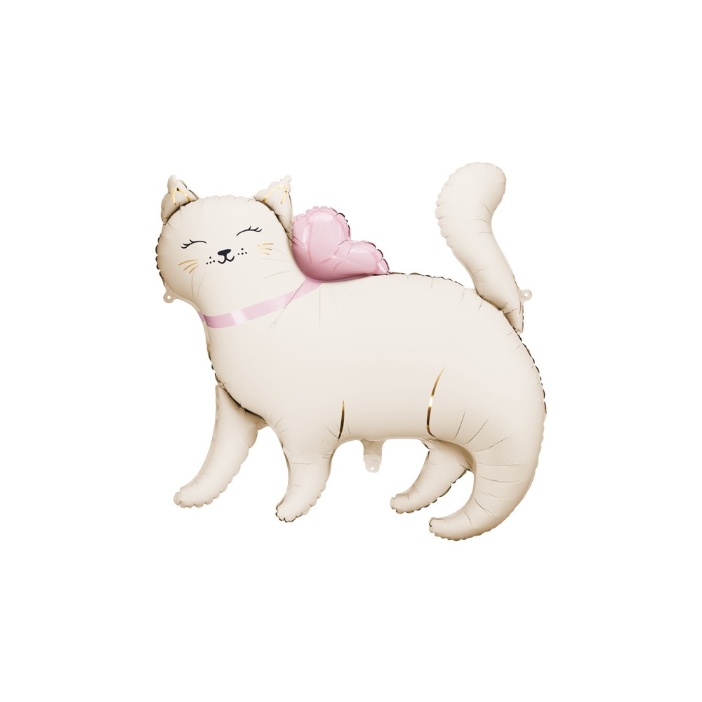 Ballon en foil Chaton, 83 x 77 cm