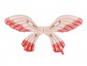 Ballon en foil Ailes de Papillon, rose mat, 102 x 50 cm