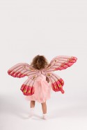 Ballon en foil Ailes de Papillon, rose mat, 102 x 50 cm