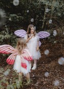 Ballon en foil Ailes de Papillon, violet mat, 102 x 50 cm