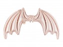 Ballon en foil Ailes de Chauve-souris, rose holographique, 85 x 50 cm