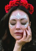 Cristaux Décoratifs pour Visage, Lumineux dans l'Obscurité, 15x9 cm