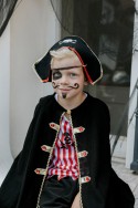 Costume de pirate avec cape, mix, taille 116-128 cm