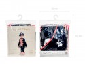 Costume de pirate avec cape, mix, taille 116-128 cm