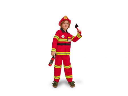Costume de pompier, rouge,...