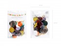 Guirlande Métallisée Cercles, Mélange de Couleurs, 2,2 m