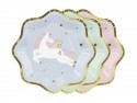 Assiettes Licorne, Mix, 18x18 cm