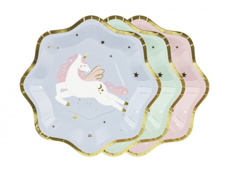 Assiettes Licorne, Mix,...