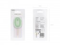 Bougie d'anniversaire Numéro 0, vert, 6 cm