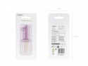 Bougie d'anniversaire Numéro 1, violet, 6 cm
