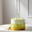 Bougie d'anniversaire Numéro 5, vert, 6 cm