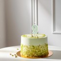 Bougie d'anniversaire Numéro 9, vert, 6 cm