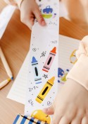 Autocollants École, mix
